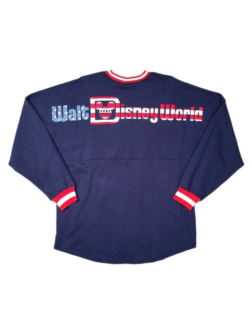 Disney Parks Spirit Jersey Size Large Disney World USA Flag Mickey Mouse Patriot